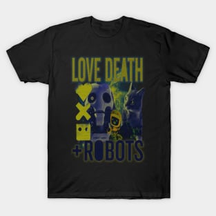 Love Death + Robots (Distressed Version) T-Shirt